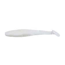 Виброхвост YAMAN PRO Flatter Shad, 12.7 см, цвет #01-White, упаковка 4 шт.