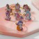 Children's ring "chosen" unicorns, shape mix, color, dimensionless