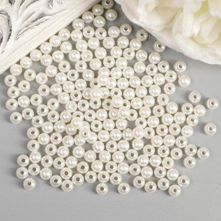 Beads for creativity "Pearls" set d = 0.6 cm 20 g