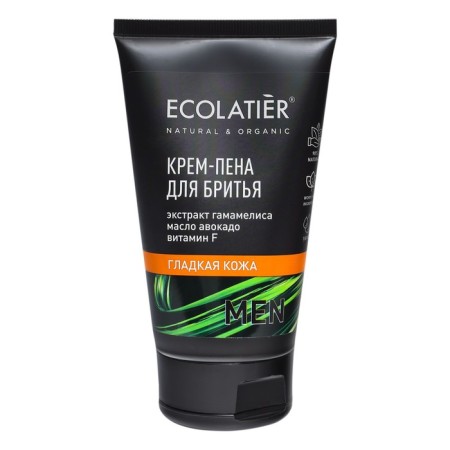 Ecolatier shaving cream “Smooth leather”, 150 ml