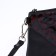 Lightning bag bag, black/red color