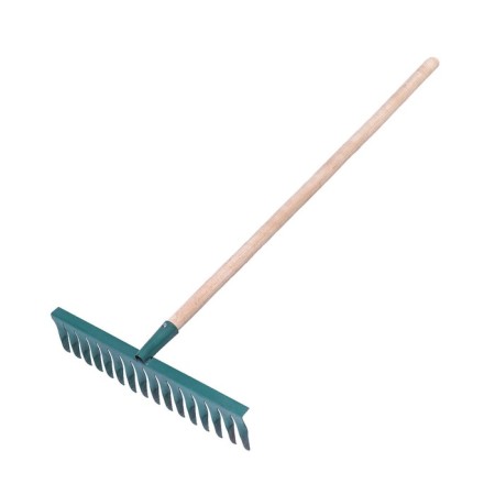 Robes straight, twisted tooth, 14 tooths, metal, wooden stalk, color mix