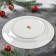 Porcelain dinner lunch share "New Year's magic", D = 25.5 cm