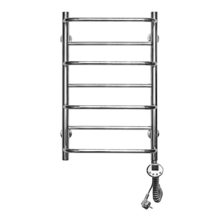 Domoterm electric heated towel rail "Orpheus", 500 x 700 mm, 7 crossbars, right, chrome