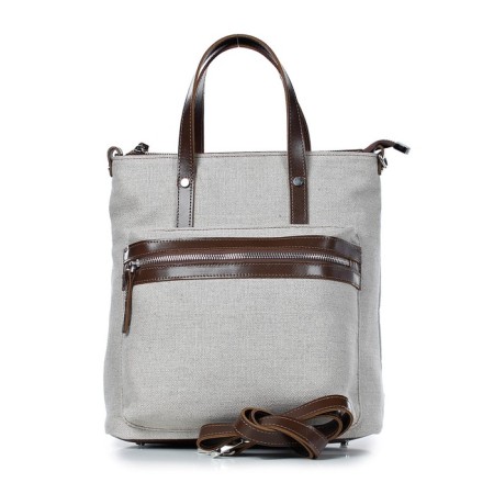 Bag women, milk/brown color-1