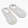 Women's socks "Snowflakes", gray color, size 23-25 ​​(36-40)