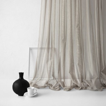 Tulle "Story", size 300x270 cm, color gray color-1