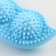 Dog toy "peas", tpr, massage, 12 x 3.5 x 5 cm, blue