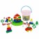 Designer "Builder", 68 elements, in a bucket of maxi with a lid