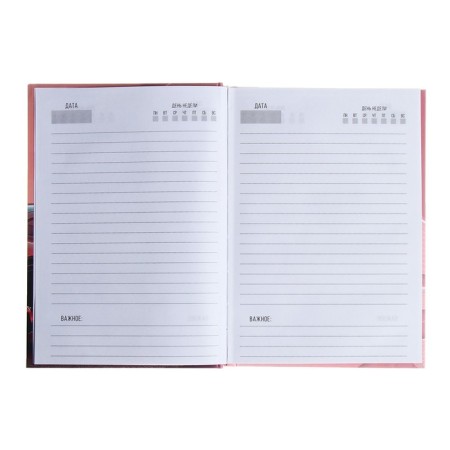 Diary Little by a5 128 sheets, cardboard 7BC, matte lamination, foil "Futuristic lady"-2