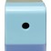 Mechanical sharpener with a contingent classic blue/khaki