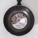 Pan "hostess", d = 16 cm, plastic handle, anti -stick coating, burgundy color