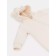 Children's jumpsuit with MOWBABY BALOO ears, height 74 cm, milk color