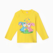 Longslit for a girl, yellow color, height 98 cm