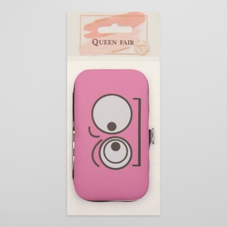 Set of manicure "emoticons", 6 items, in a case, color mix-5