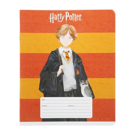Notebook of 12 sheets in the Harry Potter line, covered cardboard, an offset block 65g/m2, 5v mix-3