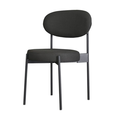 Kaja chair, 500 × 510 × 805 mm, matting, black color-4