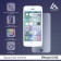Protective glass 2.5d Luazon for iPhone 5/5s, full glue, 0.26 mm, 9n