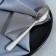 A teaspoon spoon with an engraving “Favorite Grandfather”, on a gift card, 3 x 14 cm.