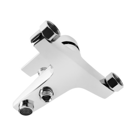 Bath mixer Zein Z3840, single -leaf, shower set, watering can 5 modes, chrome-7