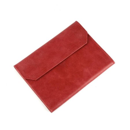 Cover for a passport on a button, 5 pockets, ruby ​​convert