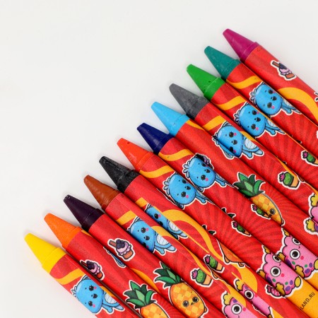 Wax crayons - fragrance pencils "paint together", 12 colors-3