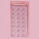 Konfinetta chocolate uniform "Sponges", 28 × 14 cm, 21 cells (4.8 × 2.5 × 1.8 cm)