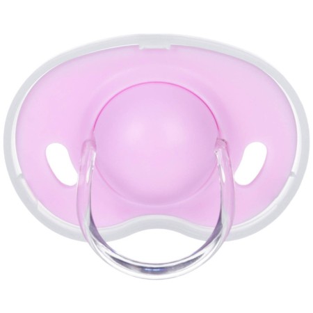 Nipple - classic dummy, silicone +3 months, with a cap, mix for a girl-1