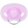 Nipple - classic dummy, silicone +3 months, with a cap, mix for a girl