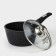 Black Black bucket Induction Pro, 1.7l, glass cover, removable handle, black color