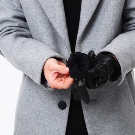 Gloves are male, dimensionless, without insulation, black color-4