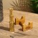 Souvenir "Telescope" with a stand, 17 cm, (lens diameter 3.8 cm), brass