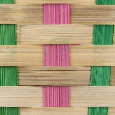 Wicker basket, d25 x 18 x 10/45 cm, white, bamboo-4