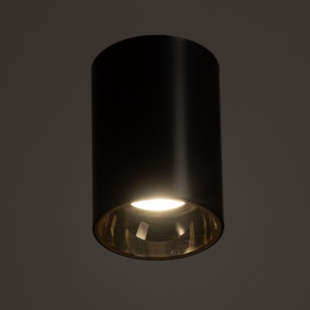 Roll Lamp GU10 10W black and gold 7.3x7.3x10.3 cm-2