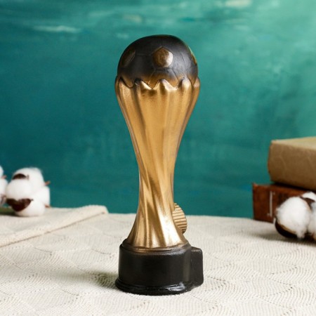 Bronze Football Cup, 8x7x19cm-3