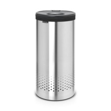 Бак для белья Brabantia, с пластиковой крышкой, цвет стальной матовый, 35 л