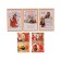 Set of Easter cards with mix thermoetics