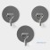Set of metal self -adhesive hooks Savanna Chrome Loft Moving, 3 pcs, 2 × 4.5 cm