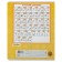 Notebook 12 sheets, in a slanting ruler, "cat bass", cover covering cardboard, mix