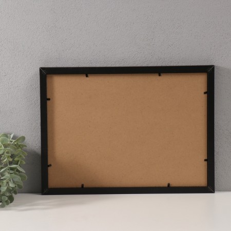 Photo frame MDF for 1 photo 21x31 cm with Passparte "Carmela" Black 2x38x28 cm-2