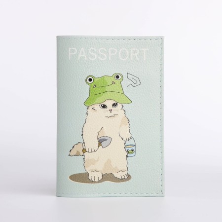 Cover for passport, mint color-1