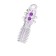 Toyfa penis nozzle, with balls, transparent color, 14 cm