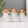 Souvenir Polystone "Girl-Angel with golden wings" mix 3.3x5x8.3 cm