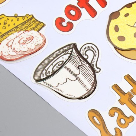 Stick Paper "Donuts and Coffee" 28.5x10.5 cm-2