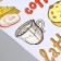 Stick Paper "Donuts and Coffee" 28.5x10.5 cm