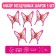 Set of foil balls 32 "Pink butterfly", figure, 5 pcs.