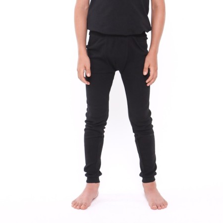 Thermal underwear for a boy (pants), black color, height 122 cm
