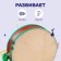 Musical toy "Drum", paper membrane, size: 14 × 14 × 4.5 cm, Mix color