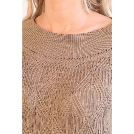 Female jumper, size 42, brown color-2