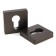 Lockland cylinder overlay, square, graphite, kit.